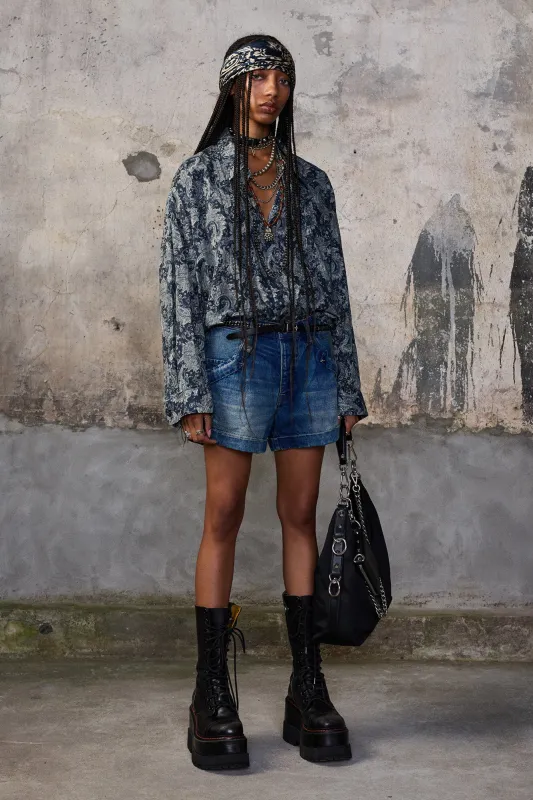 POUCH POCKET SHORT - DEPOT BLUE made by R13