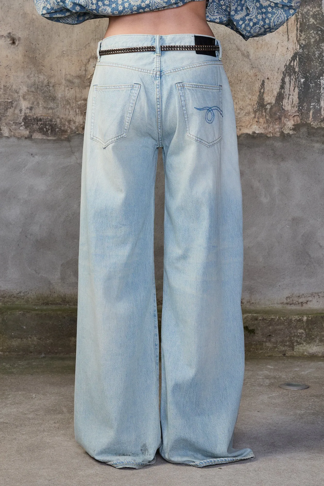 D'ARCY FLARE JEAN - LENNON BLUE sold by R13 product image thumbnail 3