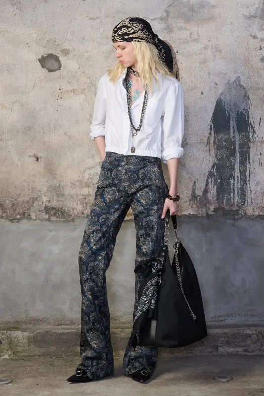 JANE JEAN - BLUE PAISLEY SATEEN made by R13