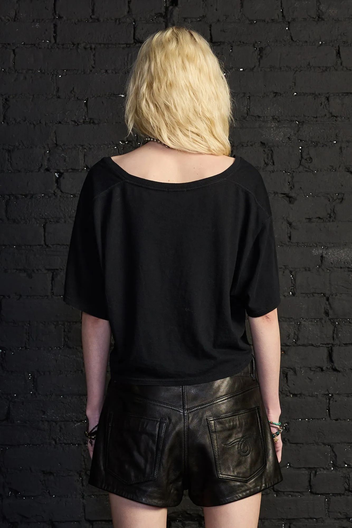 Twisted Front T - Black sold by R13 product image thumbnail 4