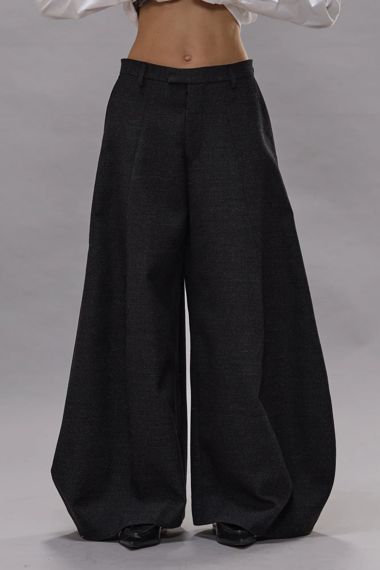 Siouxsie Trouser - Charcoal Grey sold by R13 product image thumbnail 4