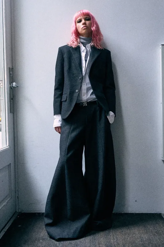 Siouxsie Trouser - Charcoal Grey made by R13