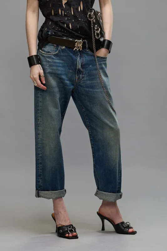 BOYFRIEND JEAN - GARNET BLUE sold by R13