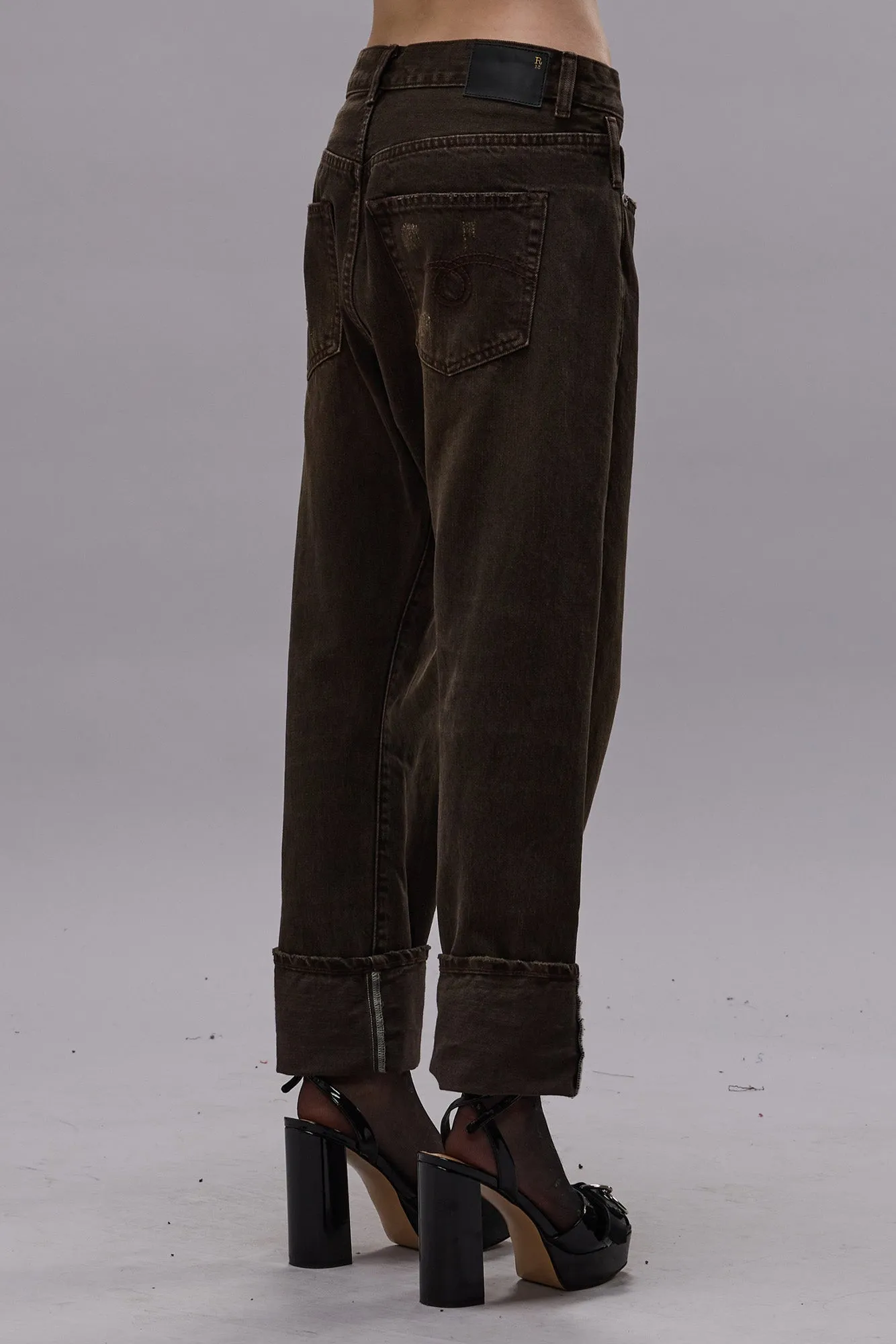 CROSSOVER JEAN - VINTAGE CHOCOLATE BROWN sold by R13 product image thumbnail 5