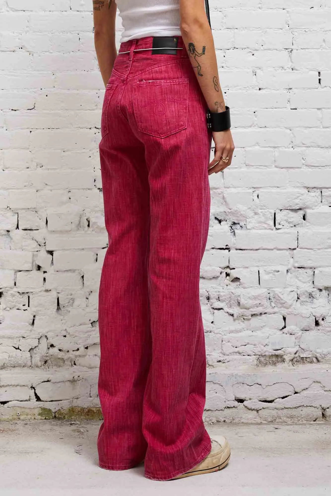 JANE JEAN - VIVID PINK sold by R13 product image thumbnail 4
