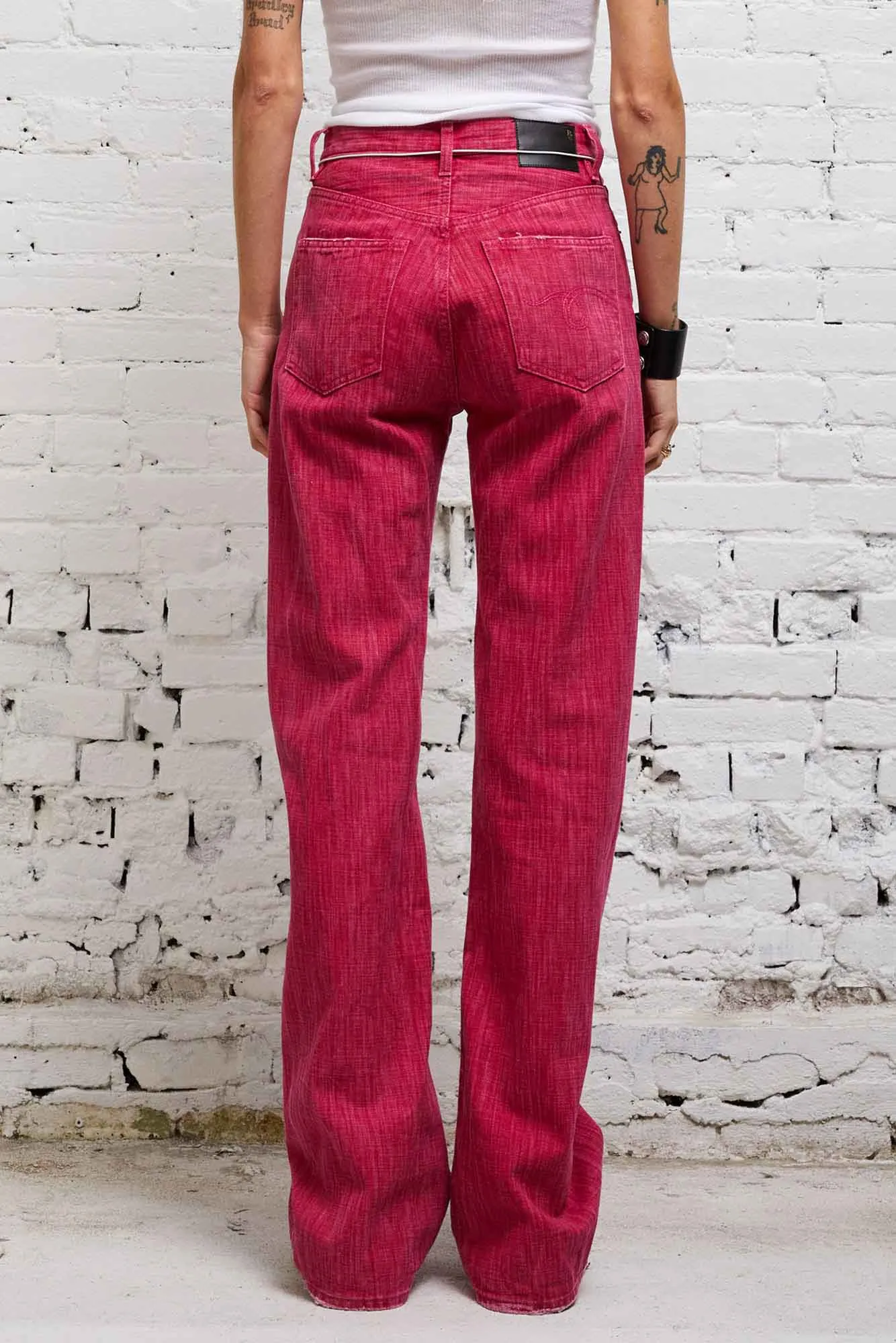 JANE JEAN - VIVID PINK sold by R13 product image thumbnail 5