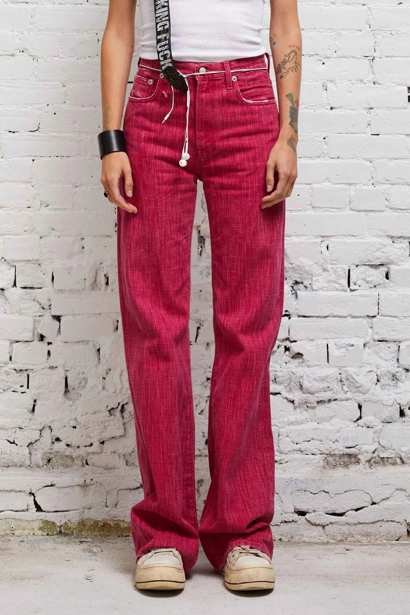 JANE JEAN - VIVID PINK sold by R13 product image thumbnail 2