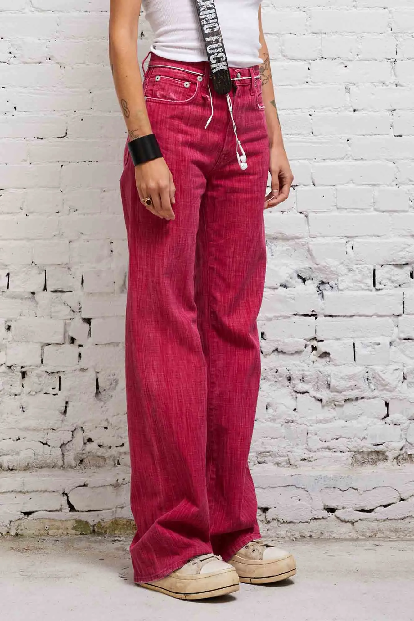JANE JEAN - VIVID PINK sold by R13 product image thumbnail 3