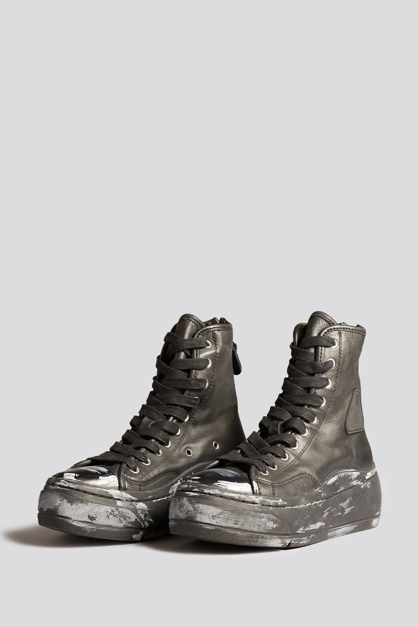 TALL LEATHER KURT - SCRATCH PAINT BLACKOUT sold by R13 product image thumbnail 2