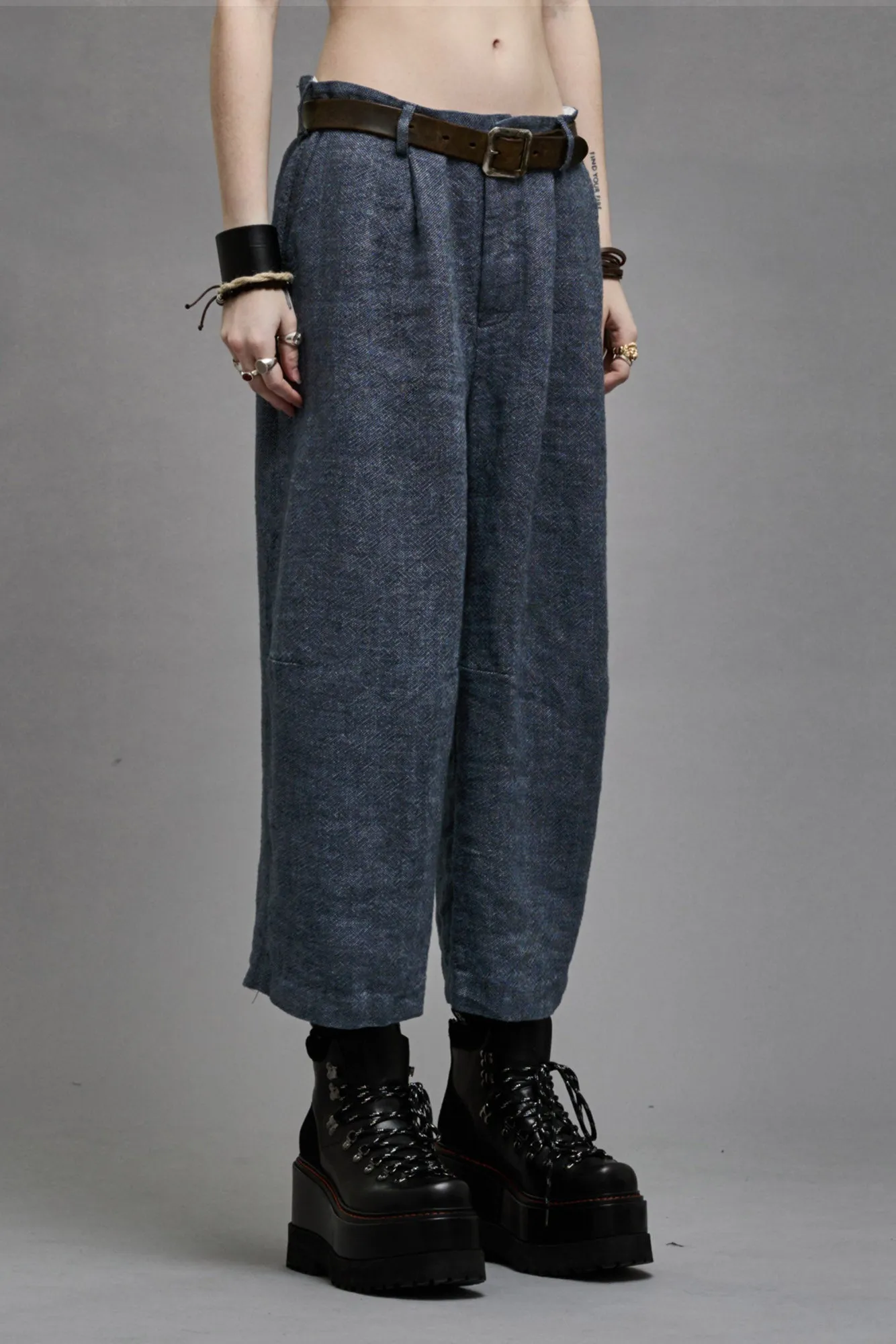 ARTICULATED KNEE TROUSER - LIGHT INDIGO sold by R13 product image thumbnail 4