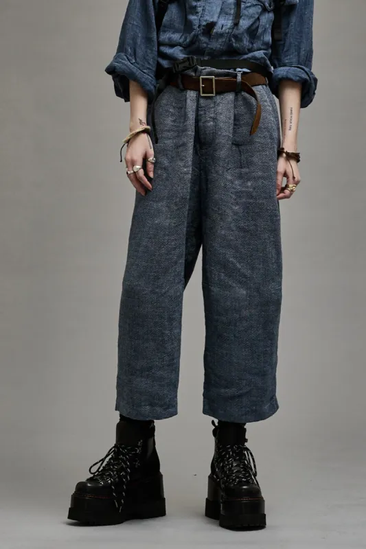 ARTICULATED KNEE TROUSER - LIGHT INDIGO sold by R13