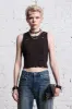 DISTRESSED TANK - BLACK sold by R13
