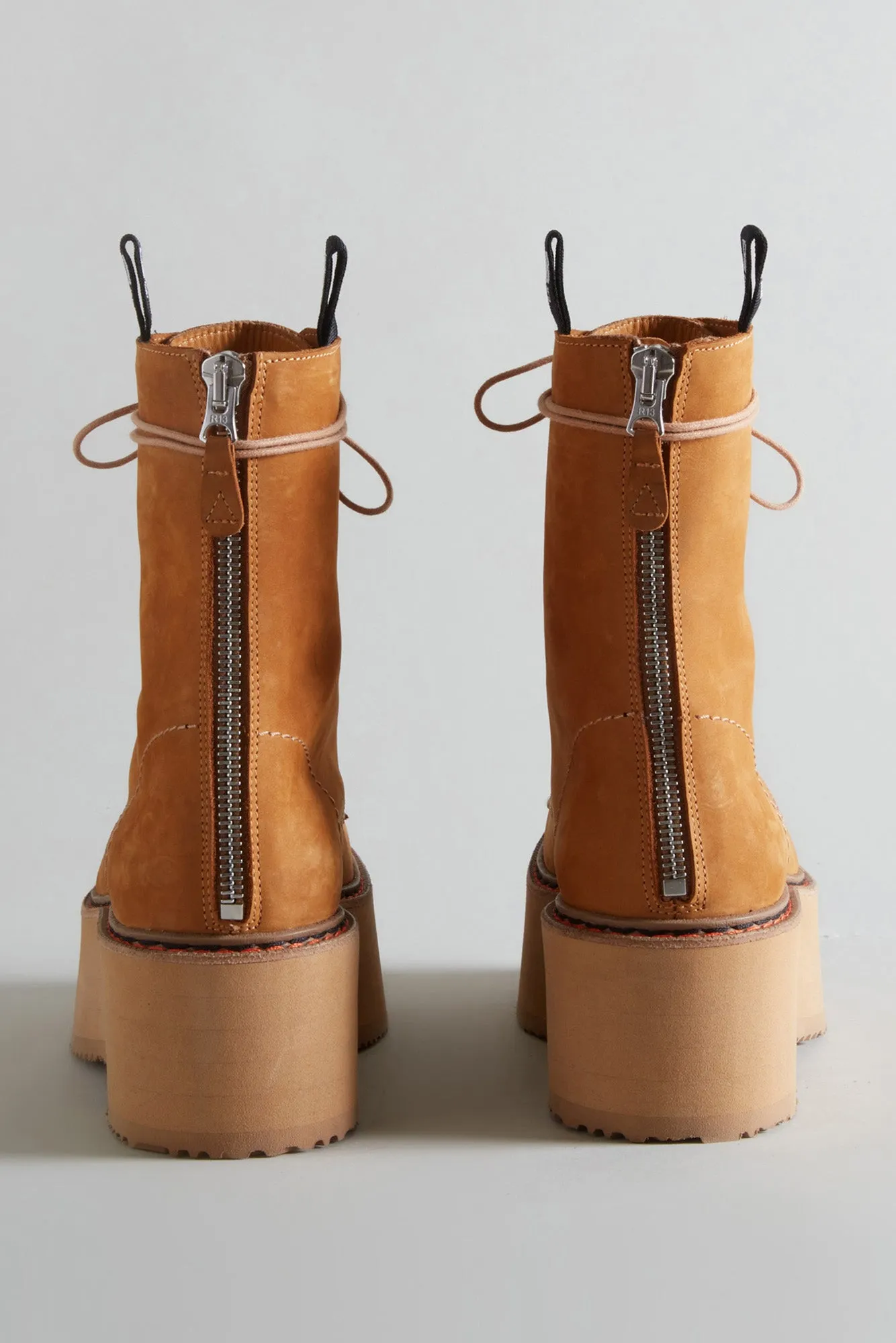DOUBLE STACK BOOT - TAN NUBUCK sold by R13 product image thumbnail 3