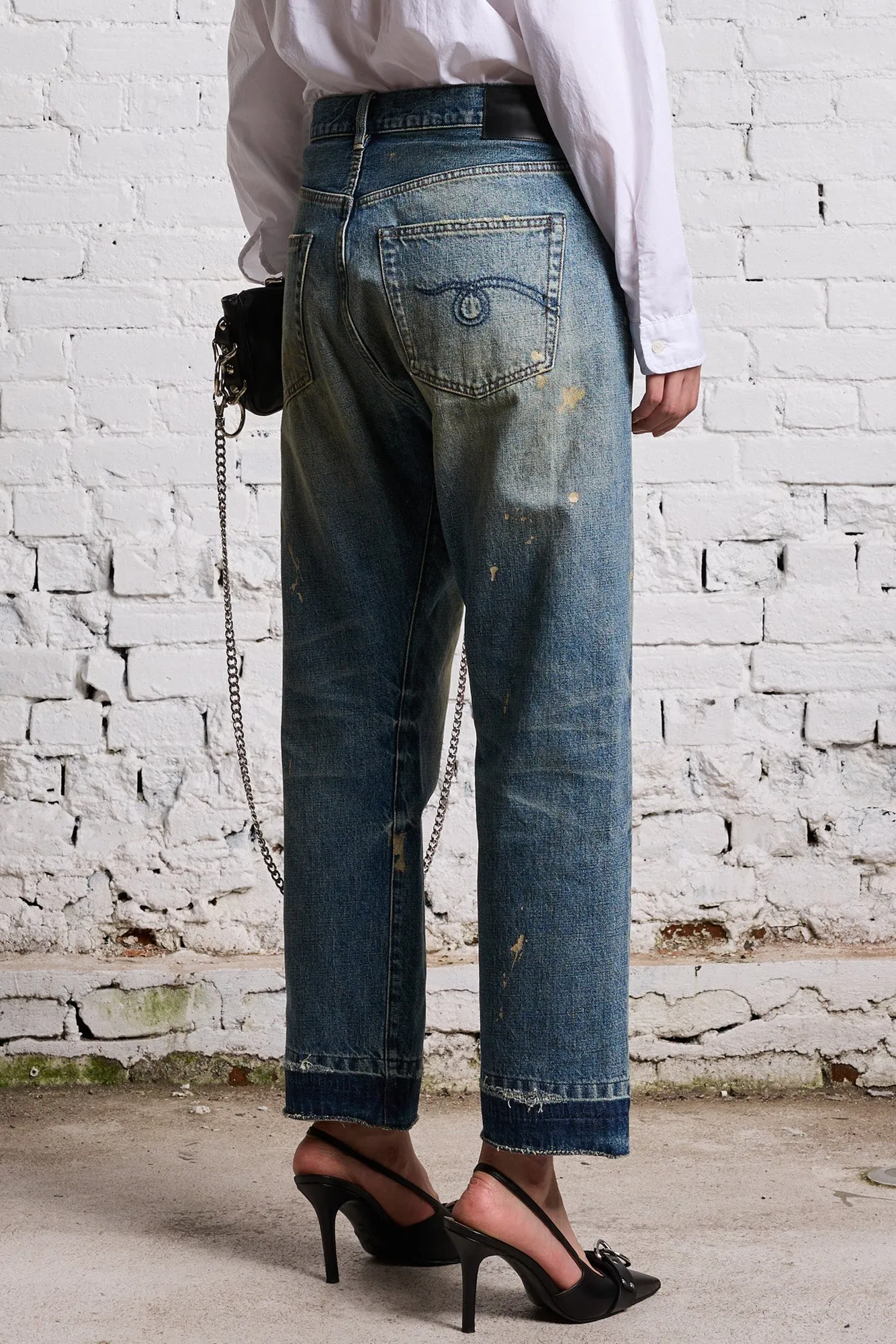 GOLD SPLATTER CROSSOVER - CLINTON BLUE sold by R13 product image thumbnail 5