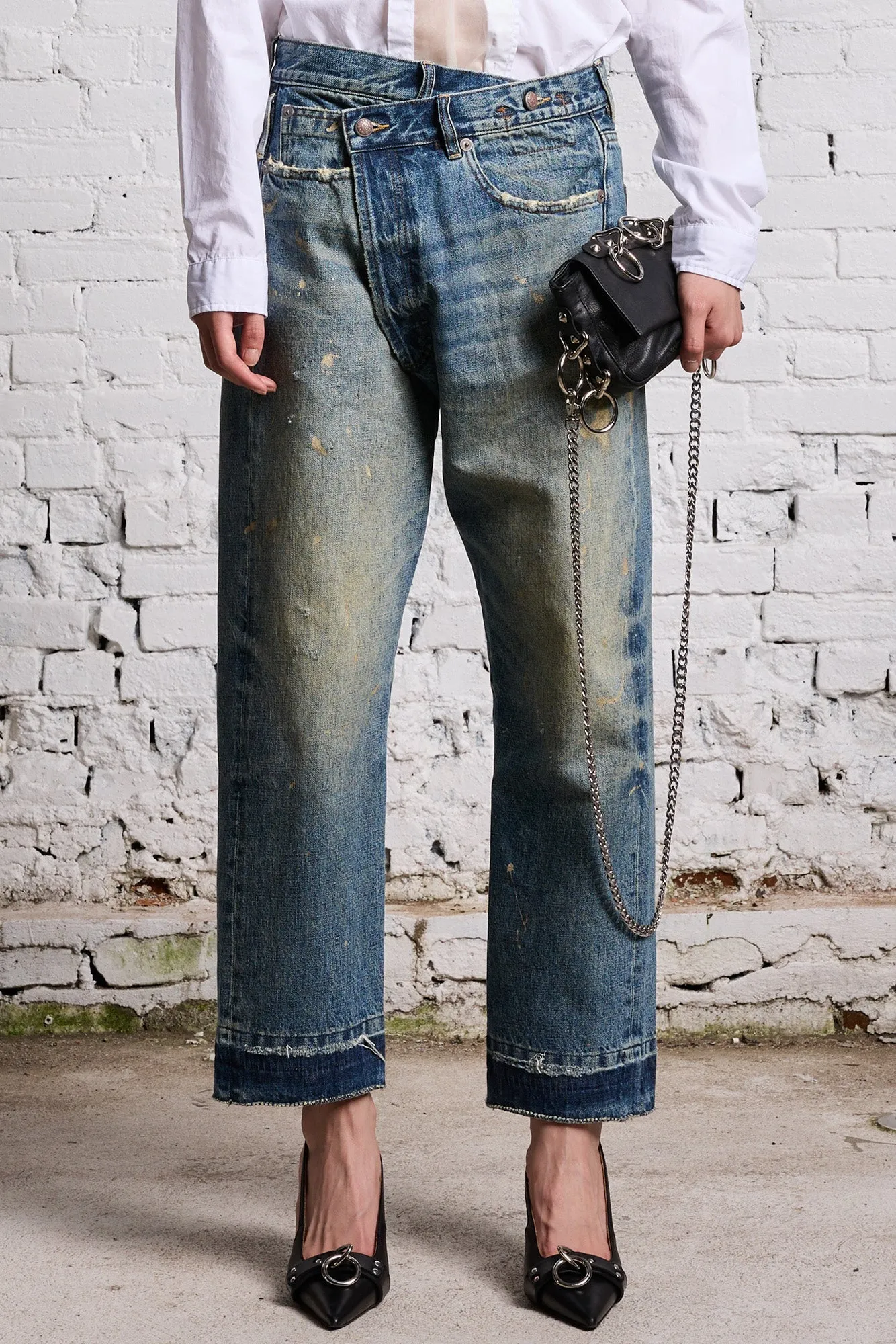 GOLD SPLATTER CROSSOVER - CLINTON BLUE sold by R13 product image thumbnail 3