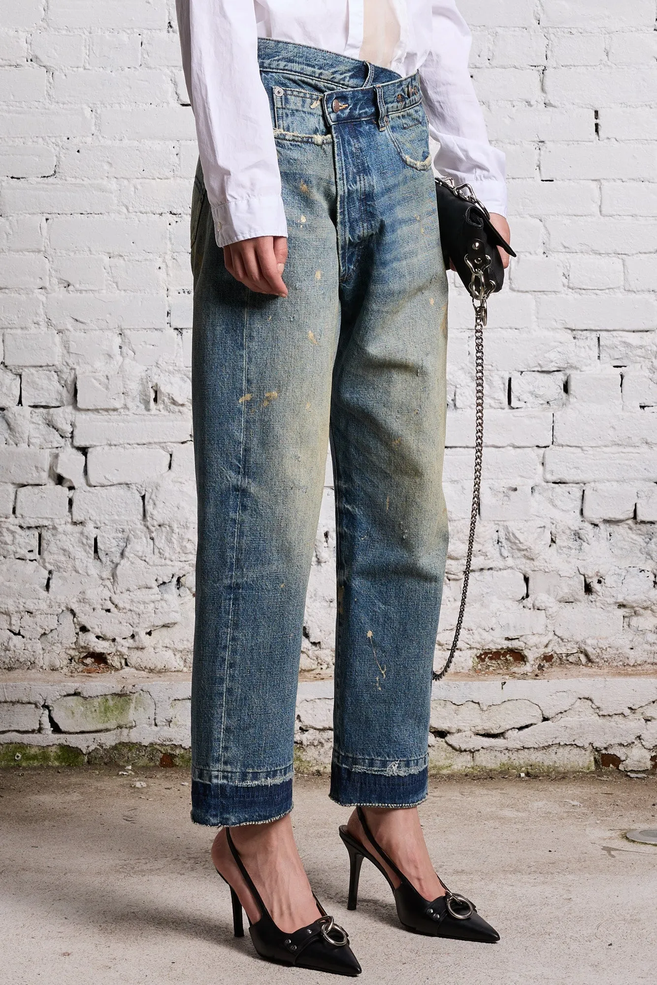 GOLD SPLATTER CROSSOVER - CLINTON BLUE sold by R13 product image thumbnail 4