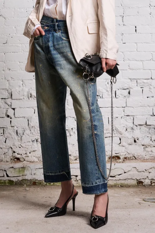 GOLD SPLATTER CROSSOVER - CLINTON BLUE sold by R13