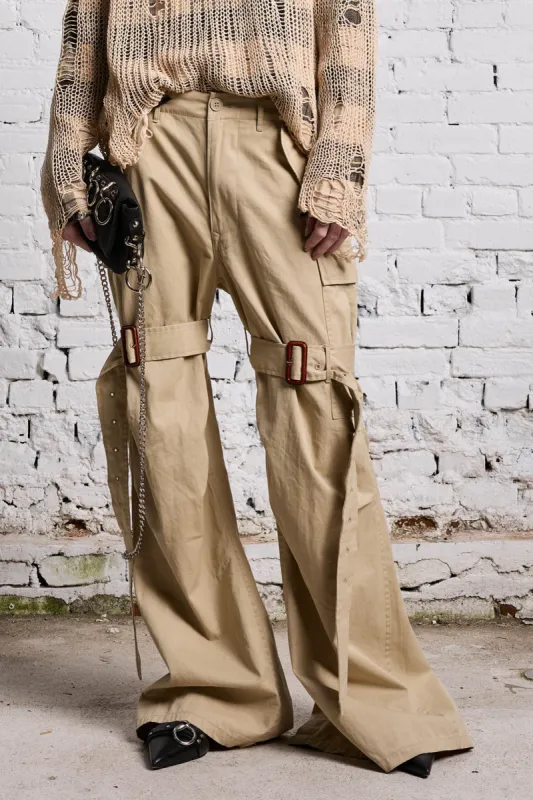 TRENCH CARGO - LIGHT KHAKI sold by R13