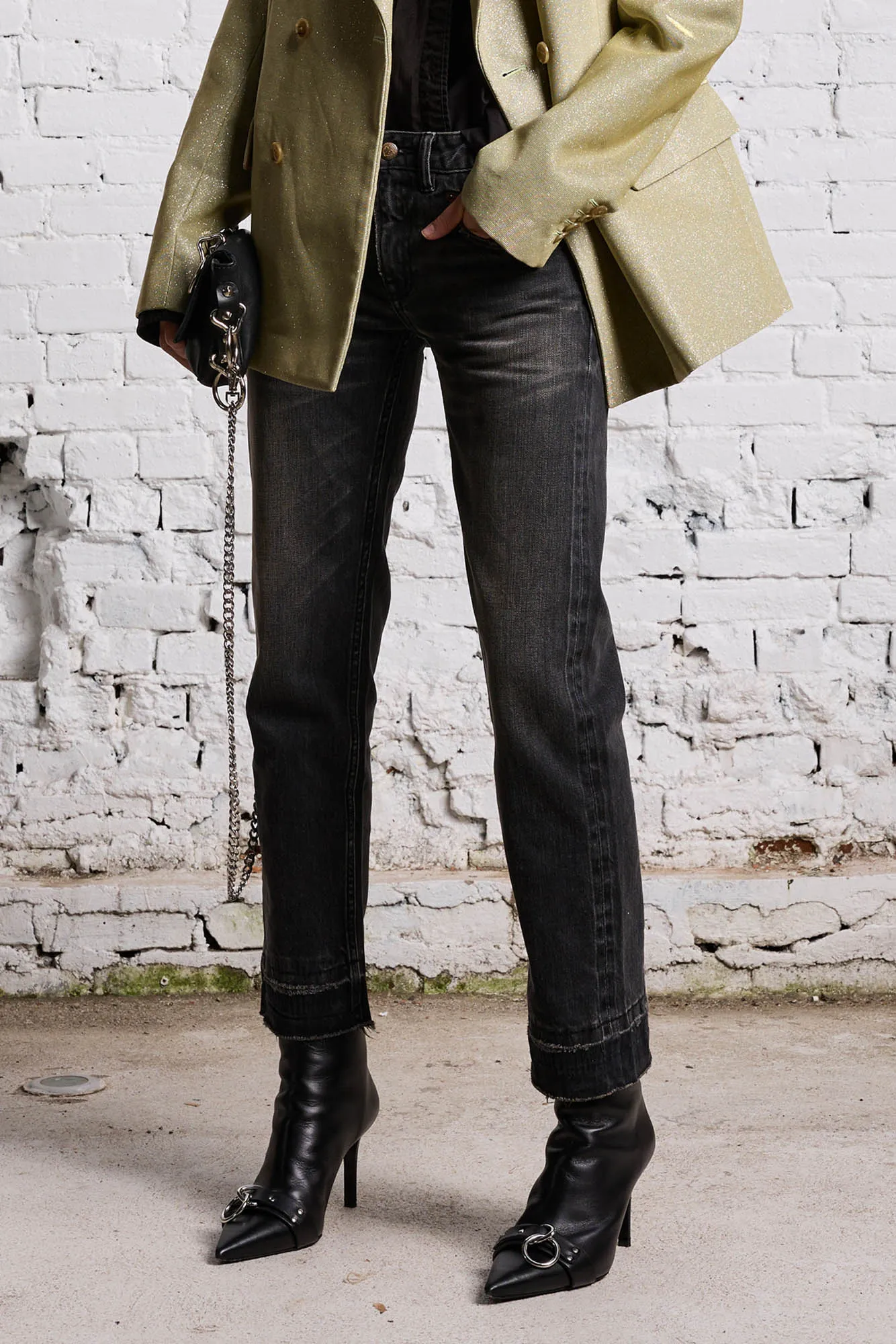 BOY STRAIGHT - HART SELVEDGE BLACK sold by R13