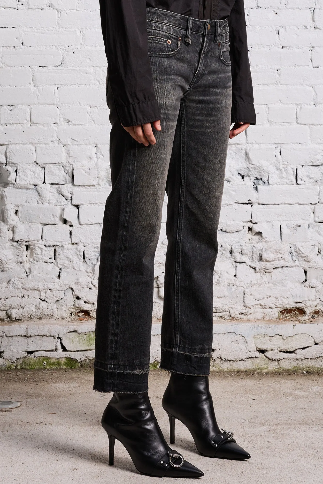 BOY STRAIGHT - HART SELVEDGE BLACK sold by R13 product image thumbnail 4