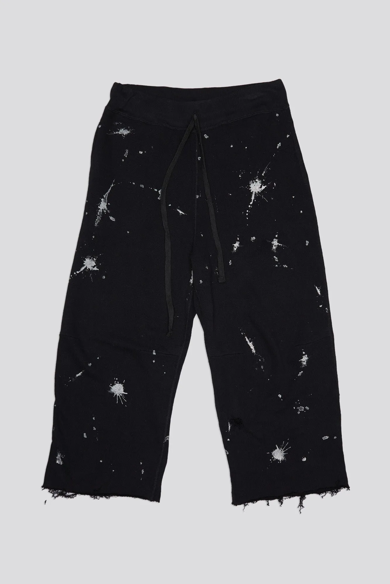 ARTICULATED KNEE SWEATPANT - SPLATTERED BLACK sold by R13 product image thumbnail 5