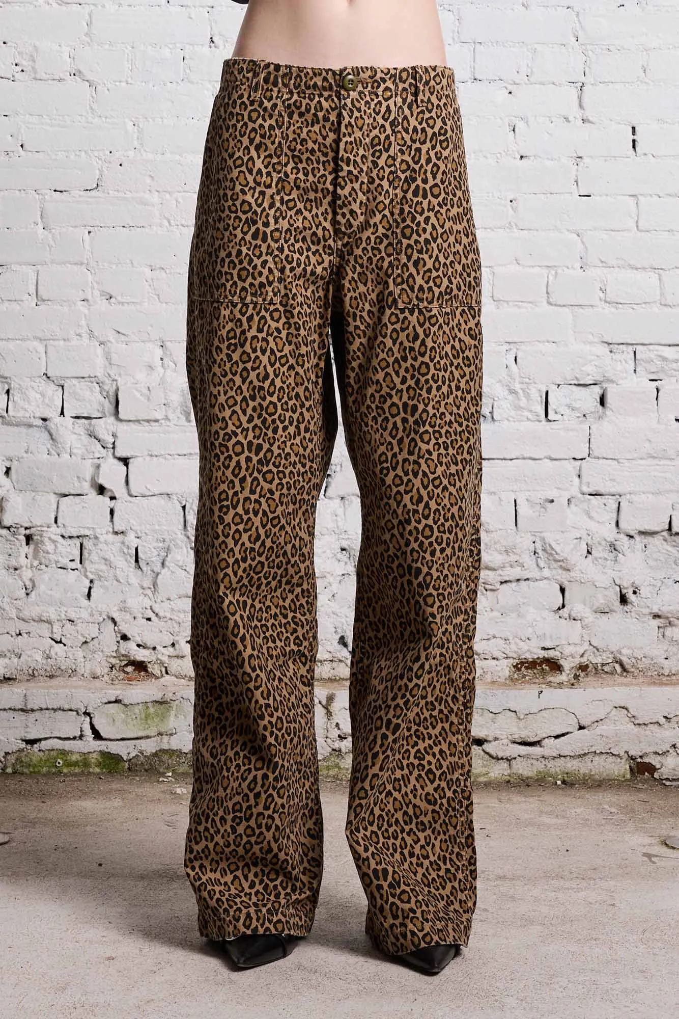 WIDE LEG UTILITY PANT - LEOPARD sold by R13 product image thumbnail 3
