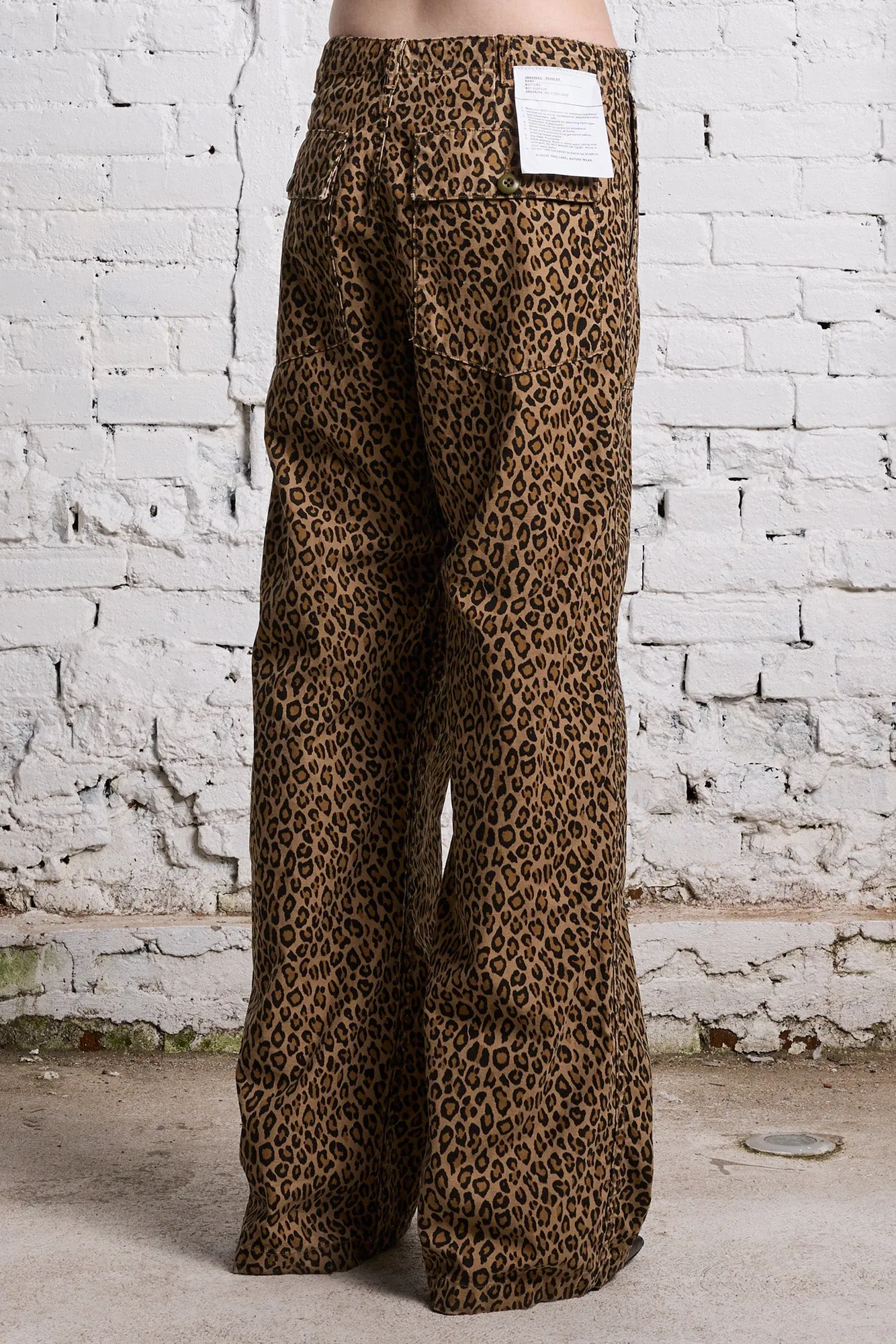 WIDE LEG UTILITY PANT - LEOPARD sold by R13 product image thumbnail 5
