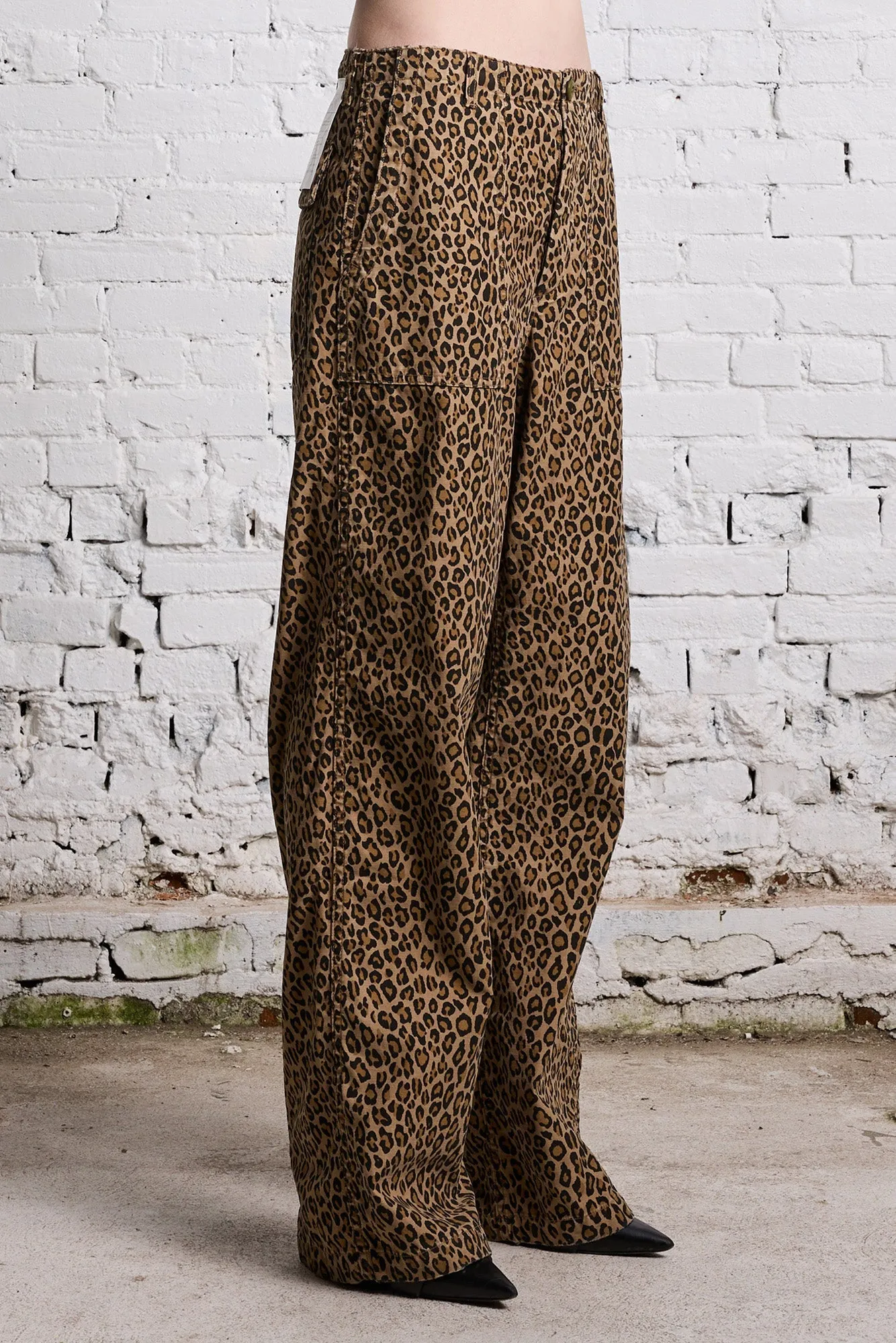 WIDE LEG UTILITY PANT - LEOPARD sold by R13 product image thumbnail 4