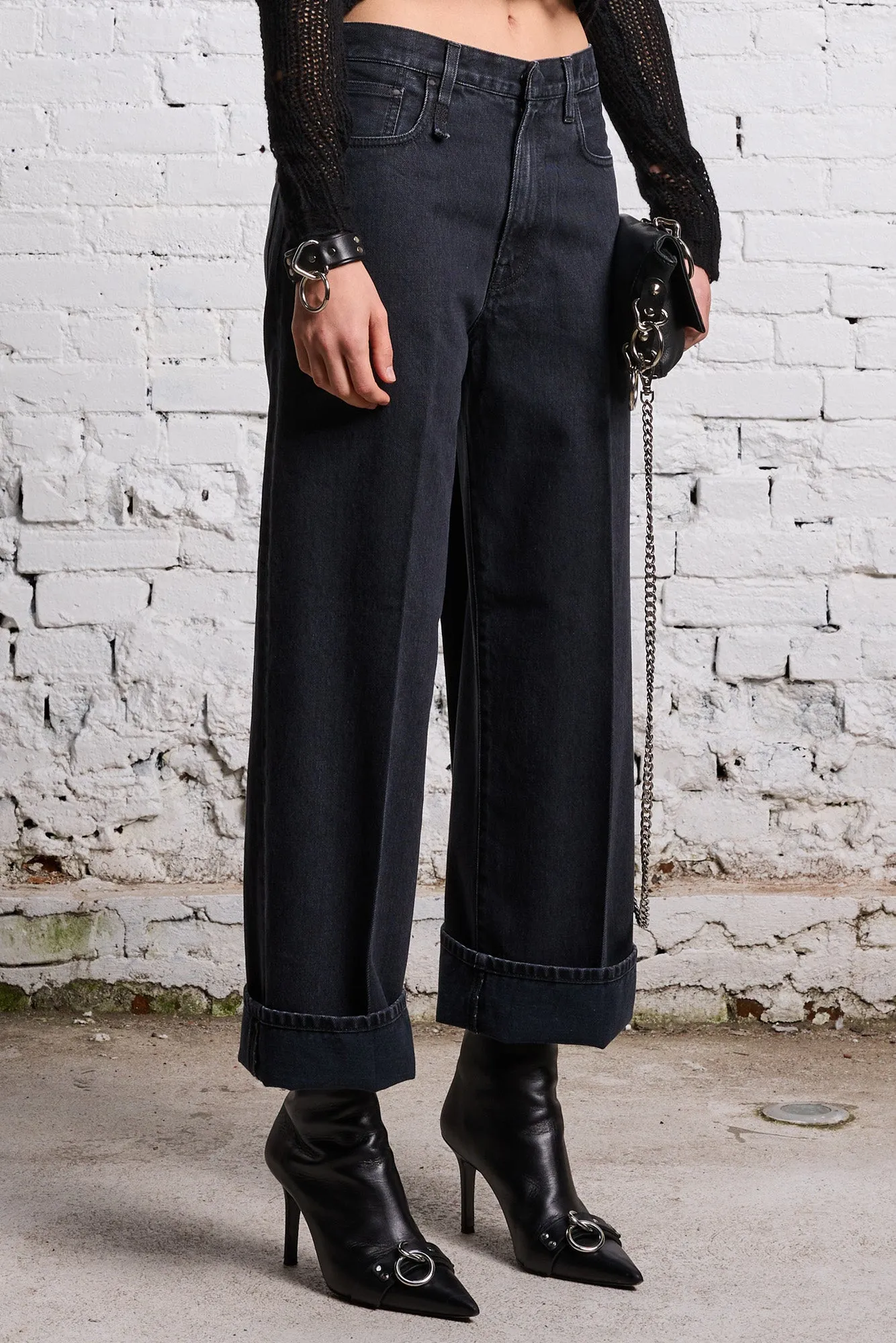 ANKLED D'ARCY JEAN - ONYX BLACK sold by R13 product image thumbnail 3