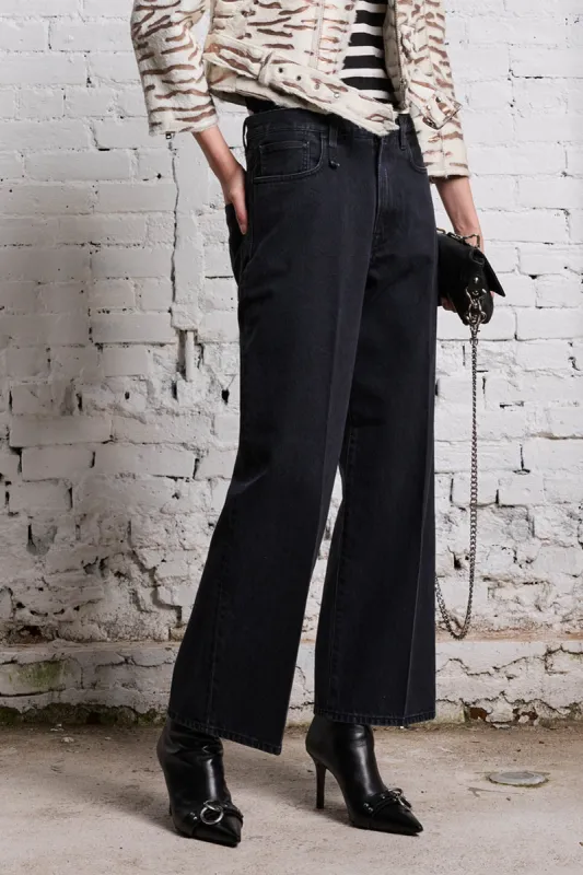ANKLED D'ARCY JEAN - ONYX BLACK sold by R13