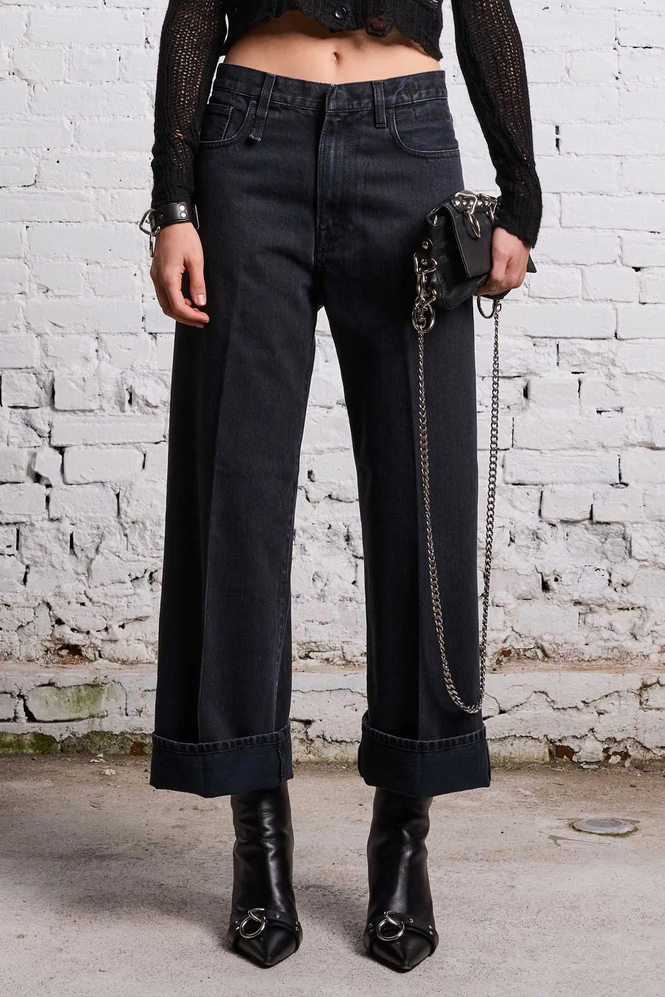 ANKLED D'ARCY JEAN - ONYX BLACK sold by R13 product image thumbnail 2