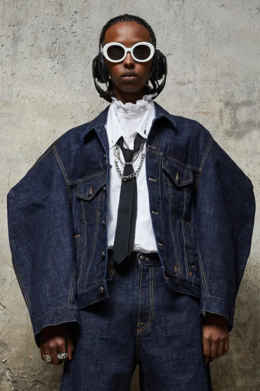 ZIGGY TRUCKER SELVEDGE JACKET - BOLTON RINSE sold by R13