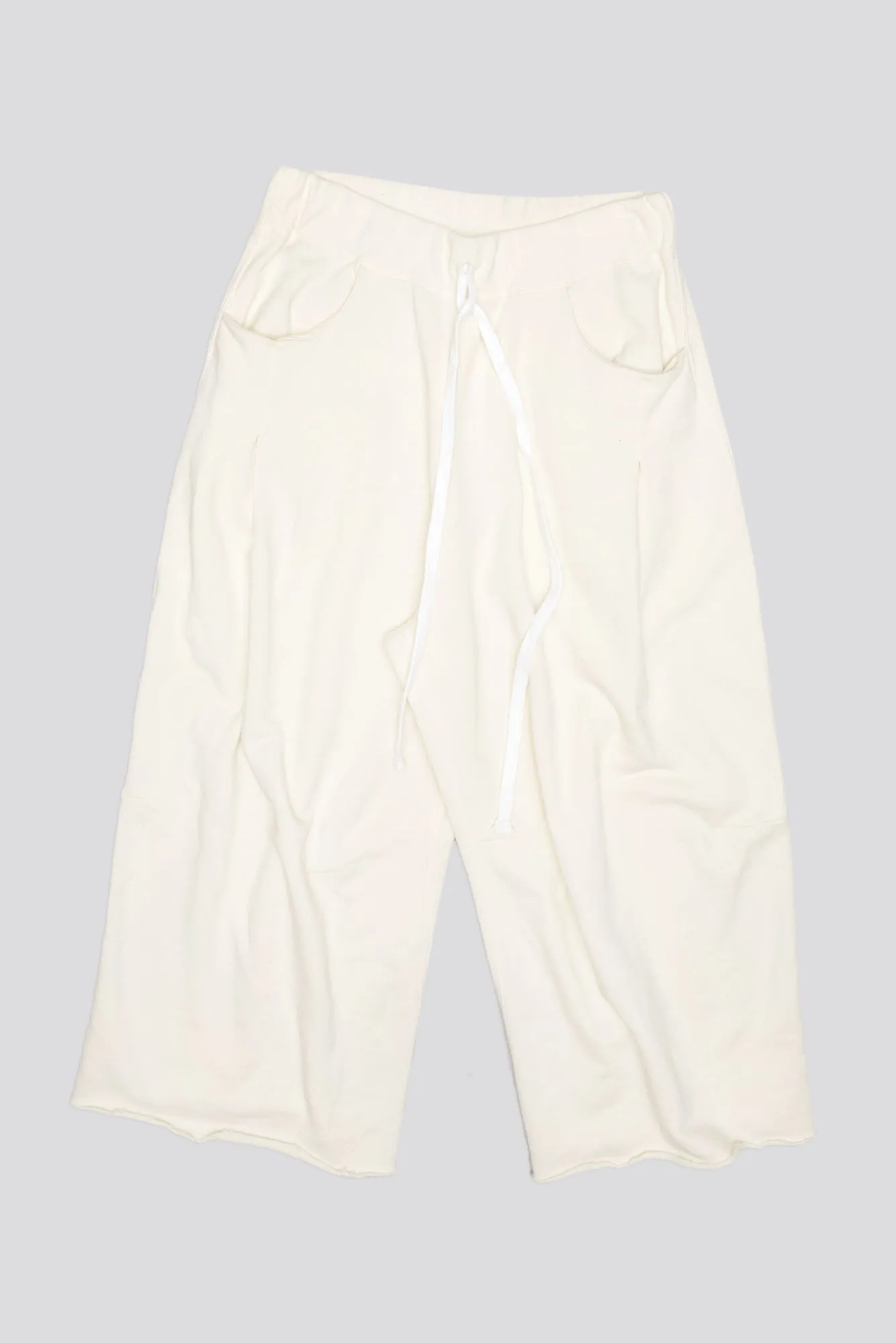 CROPPED PLEATED SWEATPANT - NATURAL sold by R13 product image thumbnail 5