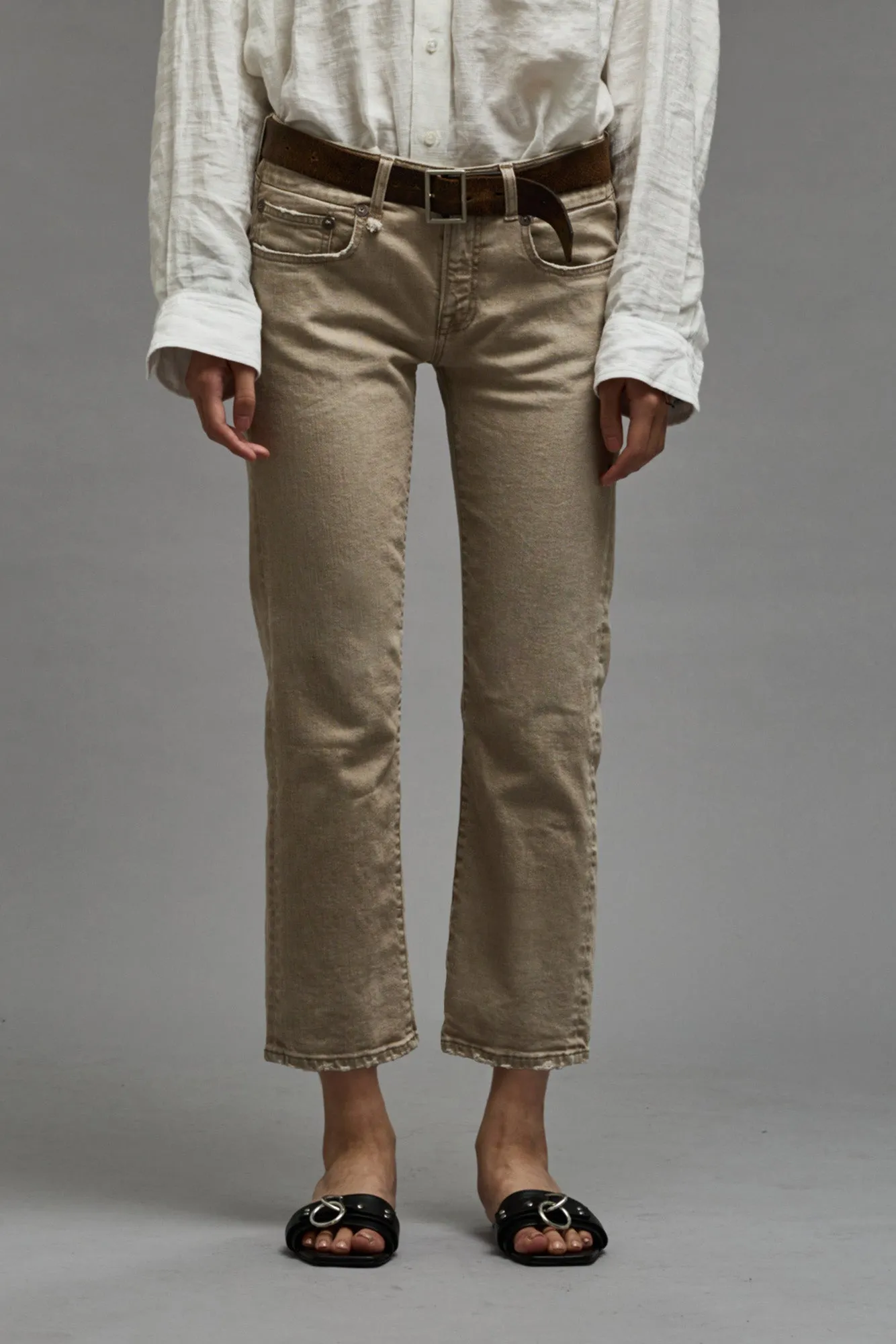 BOY STRAIGHT - SAND STRETCH sold by R13 product image thumbnail 3