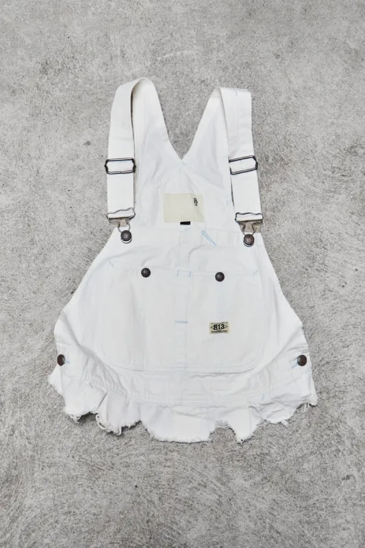 DAMON OVERALL BIB - ECRU CANVAS sold by R13