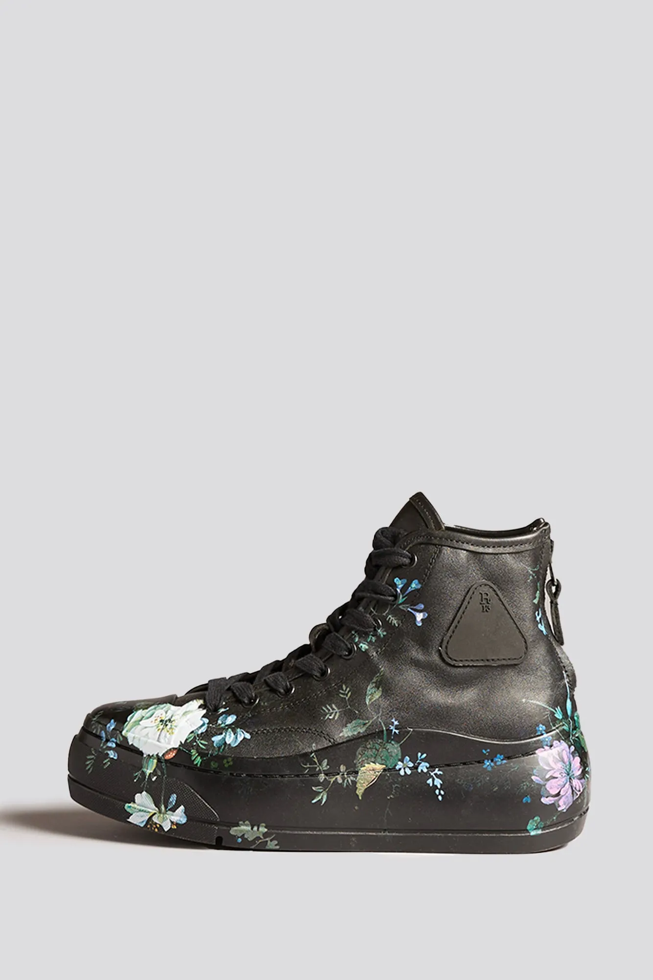 KURT HIGH TOP SNEAKER - BLACKOUT LEATHER FLORAL sold by R13