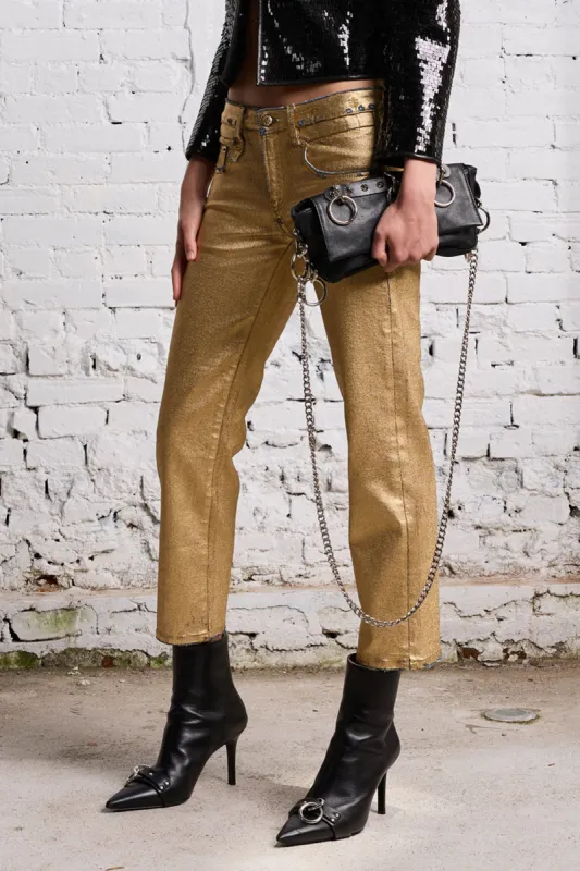 BOY STRAIGHT - GILDED INDIGO STRETCH sold by R13