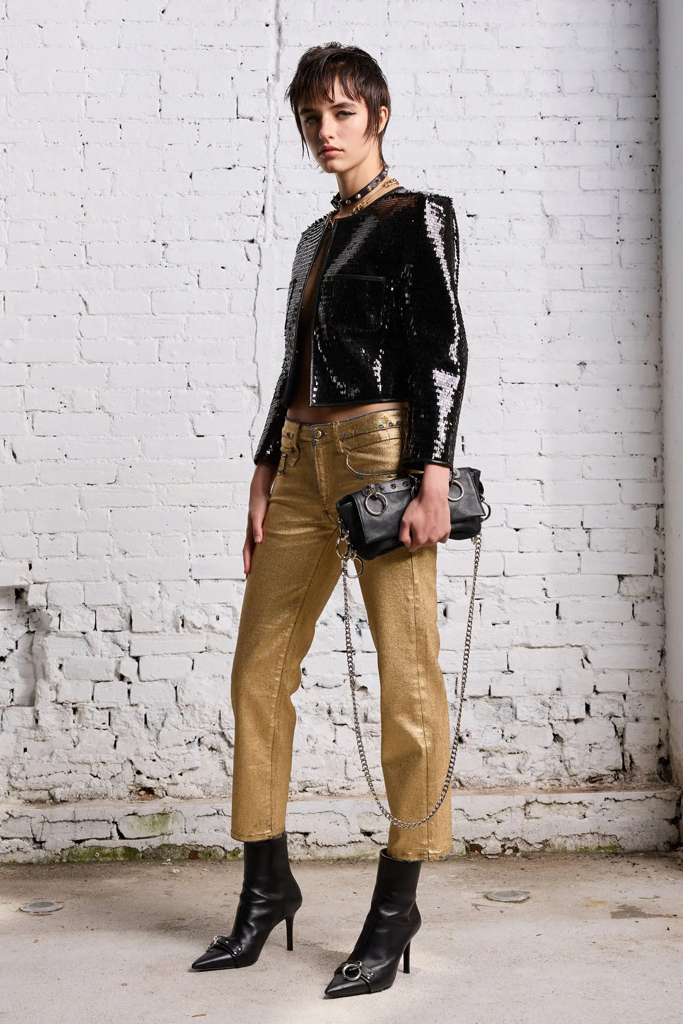 BOY STRAIGHT - GILDED INDIGO STRETCH sold by R13 product image thumbnail 2