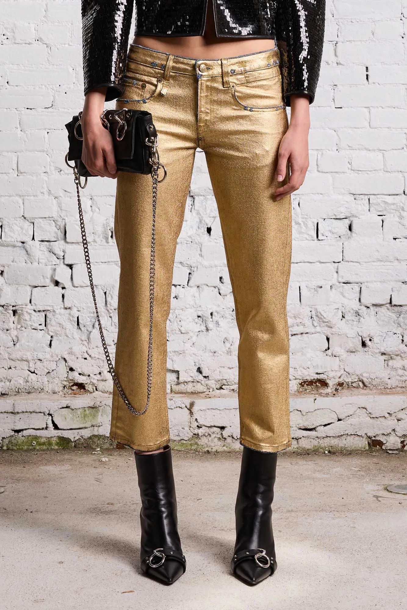 BOY STRAIGHT - GILDED INDIGO STRETCH sold by R13 product image thumbnail 3