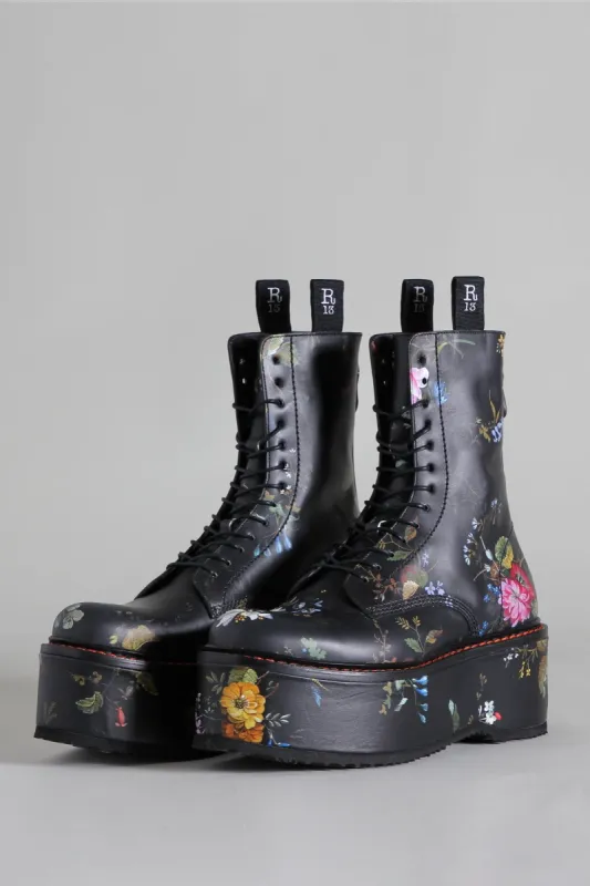 【関税込み】R13 ブラック Double Stack ブーツ Double Stack Boot - Black - R13 Combat Boots