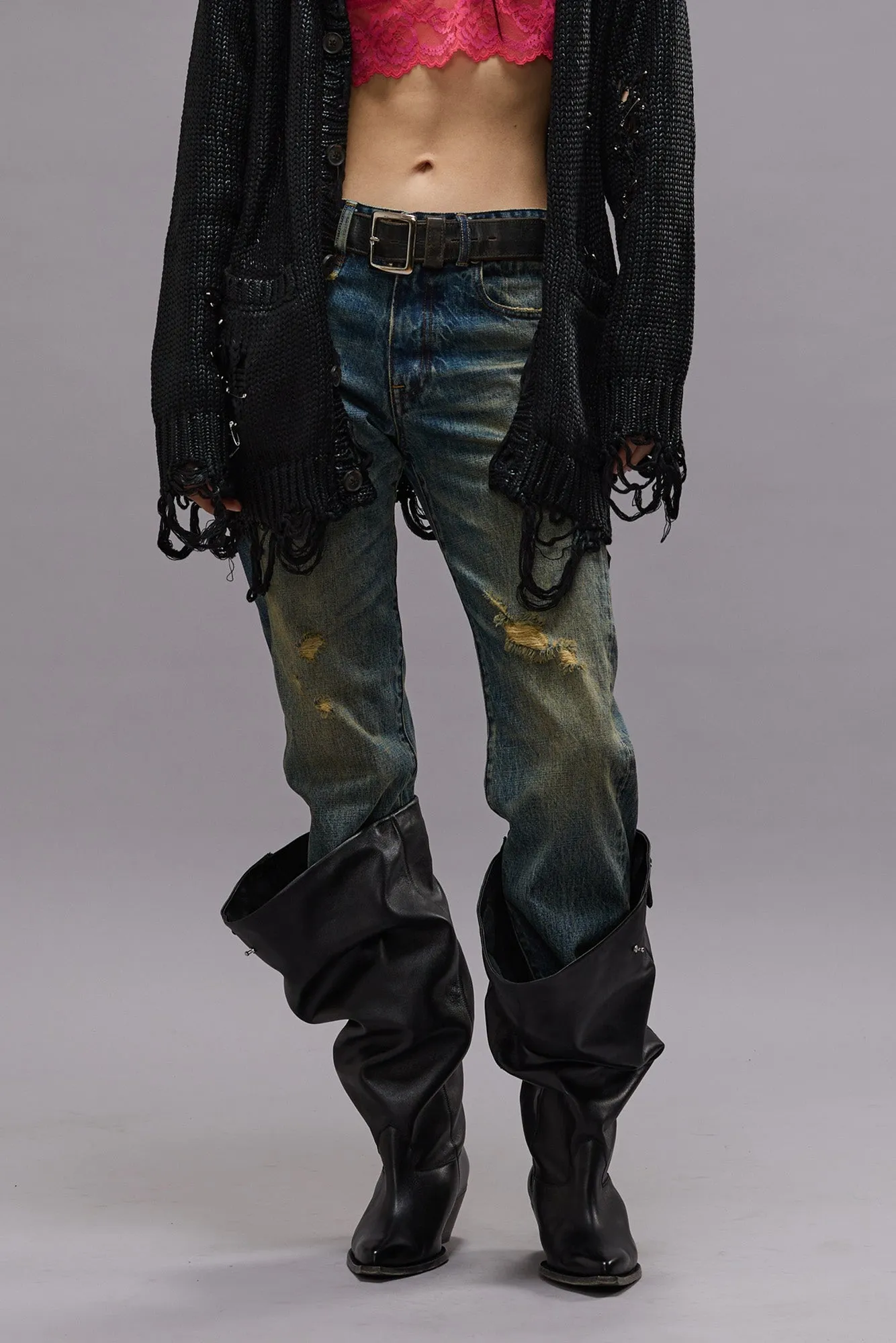 ROMEO JEAN - BARREN INDIGO sold by R13