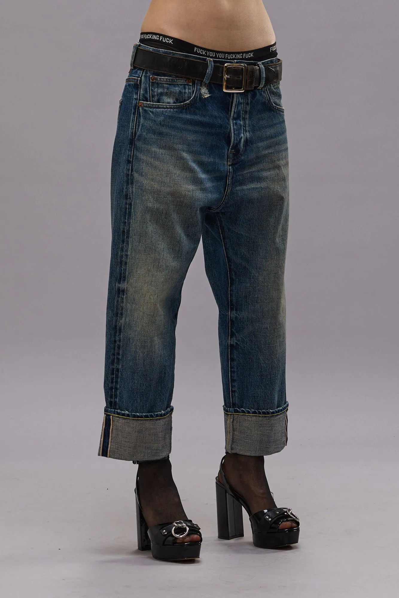 TAILORED DROP - ASPEN SELVEDGE BLUE sold by R13 product image thumbnail 4
