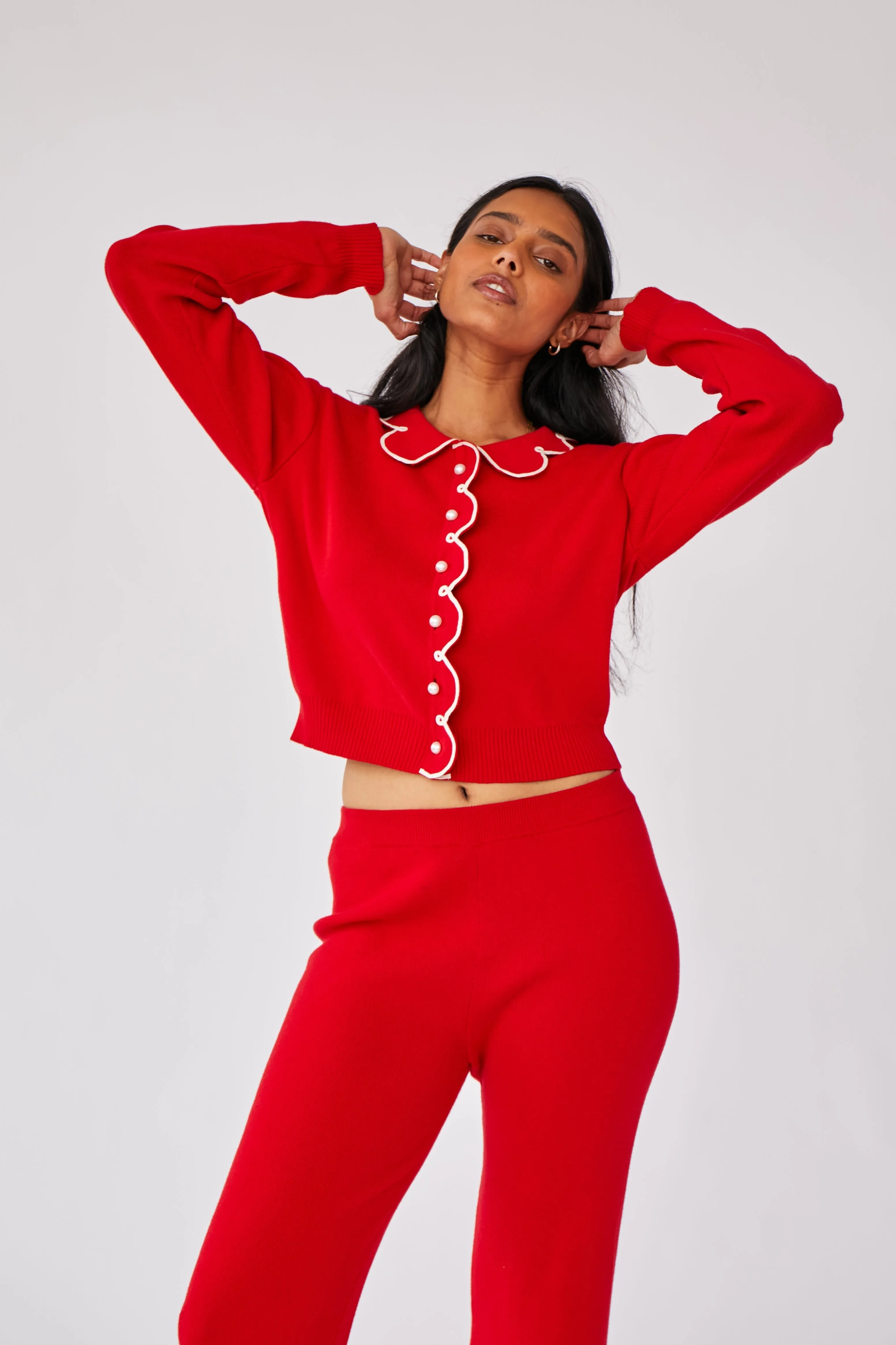 CUPCAKE CARDIGAN RED sold by Rachel Antonoff