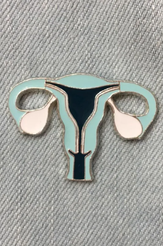 "THE PARTS" PIN BLUE made by Rachel Antonoff
