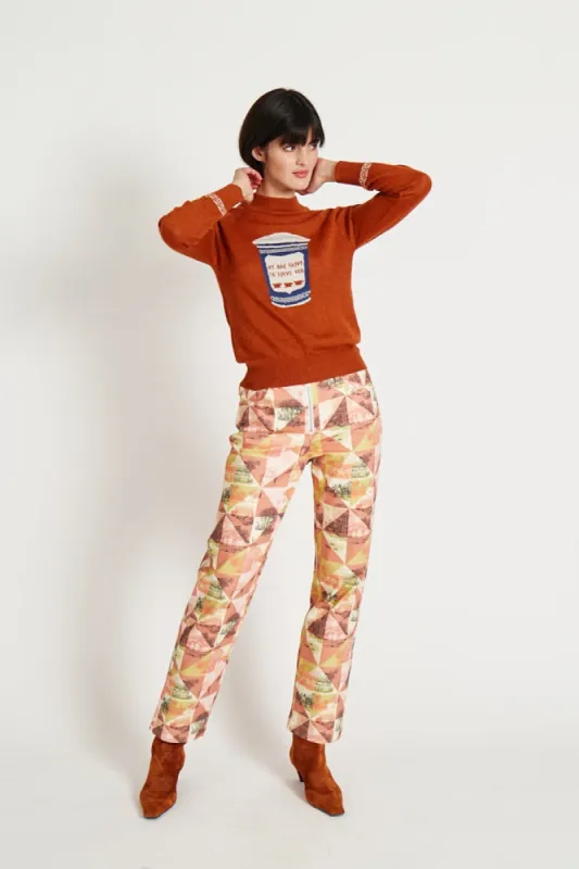 COFFEE CUP SWEATER sold by Rachel Antonoff