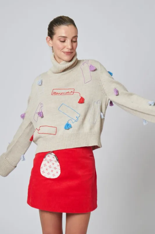 MATILDA TURTLENECK SWEATER sold by Rachel Antonoff