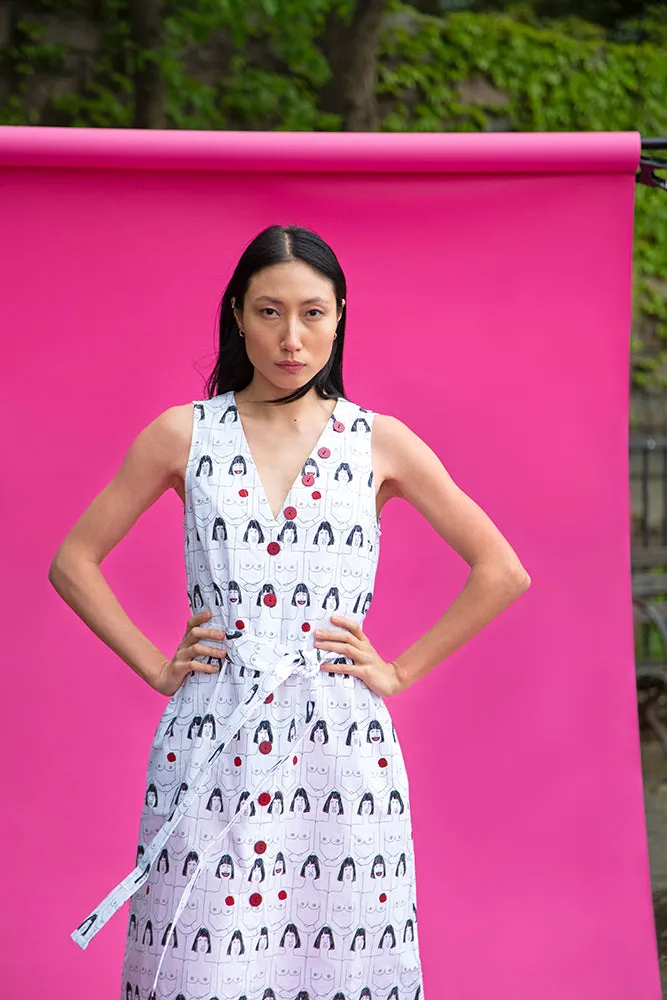 CHARLOTTE BUTTON DOWN DRESS sold by Rachel Antonoff product image thumbnail 3