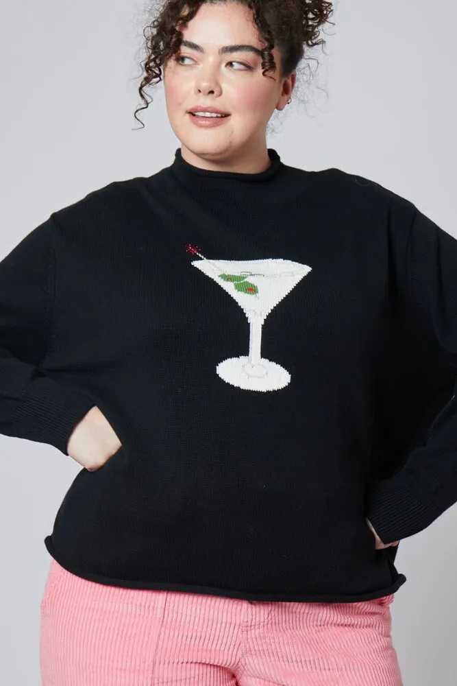 MARTINI MOCKNECK SWEATER BLACK sold by Rachel Antonoff product image thumbnail 3