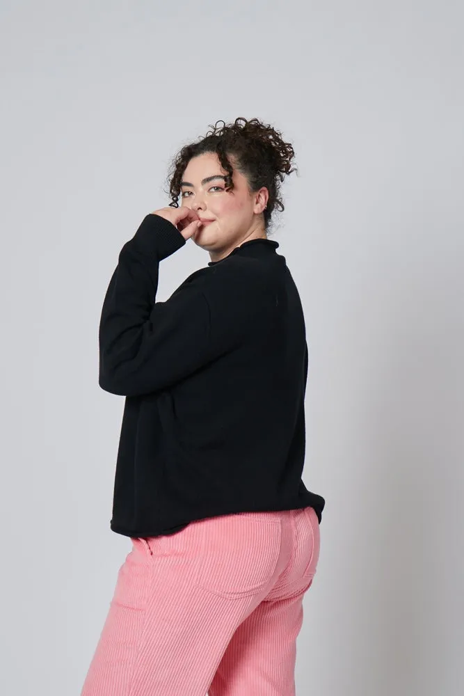 MARTINI MOCKNECK SWEATER BLACK sold by Rachel Antonoff product image thumbnail 5