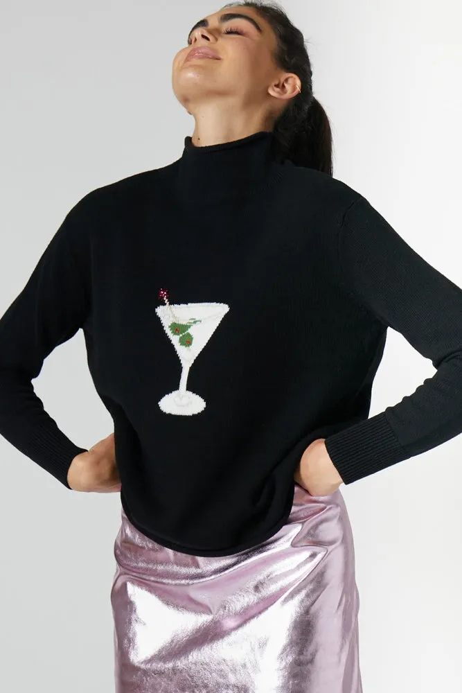 MARTINI MOCKNECK SWEATER BLACK sold by Rachel Antonoff product image thumbnail 2